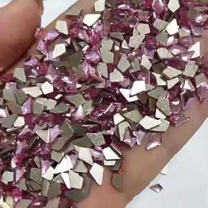 Nail Rhinestones Butterfly Gems Heart Nail Charms Flat Bottom Nail Gems Nail Art Charms DIY Nail Art Decorations