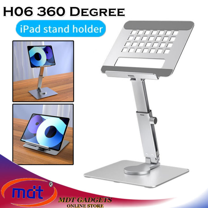 H06 Laptop Holder Riser 360 Degree Swivel Computer Tablet Stand Height ...