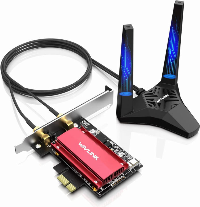 Wifi Booster PANSHI Card, AX210 Network Card Adapter For PC Gaing Pcie Wifi 6e