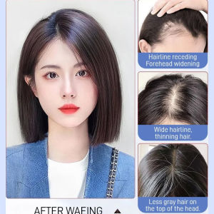 Gray Wig Piece Thin and Translucent No Line Showing Hair Piece No Bottom Leakage Lit not Blooming