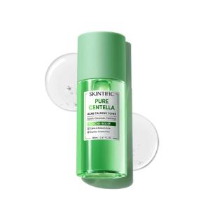 SKINTIFIC Pure Centella Acne Calming Toner 80 ml - Toner Mencerahkan Wajah & Mengurangi Jerawat