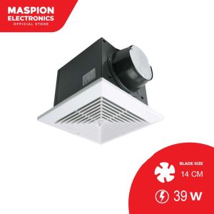 Maspion Kipas Angin Hexos Fan / Exhaust Fan Plafon - 6 inch (14 cm) - MV14EX - FREE ONGKIR Jabodetabek