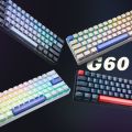 DrunkDeer G60 Magnetic Switch Gaming Keyboard with Rapid Trigger,Adjustable Actuation Distance Keyboard TKL RGB Wired USB Compact 60% Size Compact 61 Keys.. 