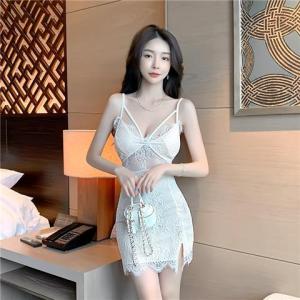 ELF TRIBE Đầm Suông Đầm Ôm Sát Hông Đầm Ngắn Ôm Sát Gợi Cảm Ren Trang Phục Hộp Đêm Nữ