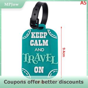 【MPJow】 1PC Travel Accessories Luggage Travel Tag Silica Gel Suitcase Labels Name ID Address Tags Baggage Boarding Tag Portable Label
