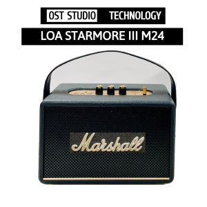 Loa Bluetooth Marshall M24 Bass Mạnh Âm Thanh Lớn Cực Đỉnh Bluetooth 5.2 Thế Hệ Mới. Loa Marshall M24 Thiết Kế Cực Đẹp Dễ Sử Dụng