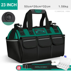 PROMO! GREENER Tool Bag / Tas Perkakas 13 inchi Bahan Oxford / Tas Perkakas Storage Tool Bag Waterproof with Reflective Strips 18 inch