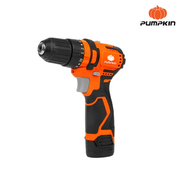 🔥รุ่นใหม่ปี 2026 ส่งด่วน🔥 สว่านไร้สาย PUMPKIN 12V เจาะธรรมดา / กระแทก ...