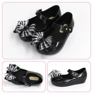 MINI DD BEAUTIFUL KID GIRL JELLY SHOES WITH BOWTIE / SEPATU ANAK CEWEK ( SIZE 5 - 12 )