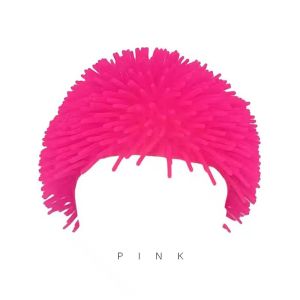 Portable Spiky Ball Prank Hat Comfortable To Wear Soft Spikey Wig Cap Creative Lightweight Funny Headwear Halloween Party