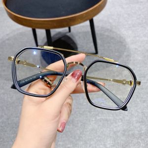 GUK Kacamata Hitam Anti Blue Light Anti Radiasi Blue Ray Bahan Metal Bentuk Bulat Oval Square untuk Pria dan Wanita K16 8115 COD