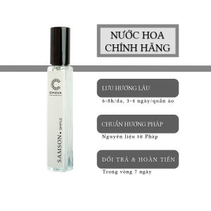 Nước Hoa SAMSON 10ml Chava Simple Chính Hãng (theo Tiêu Chuẩn Pháp) dành cho nam thơm lâu