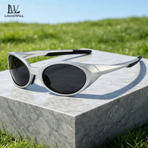 LouisWill Men Sunglasses TAC Polarized Driving Glasses Outdoor Sports Glasses UV400 Lightweight Eyewear Clean Vision Sunglasses Cycling Riding Running Glasses