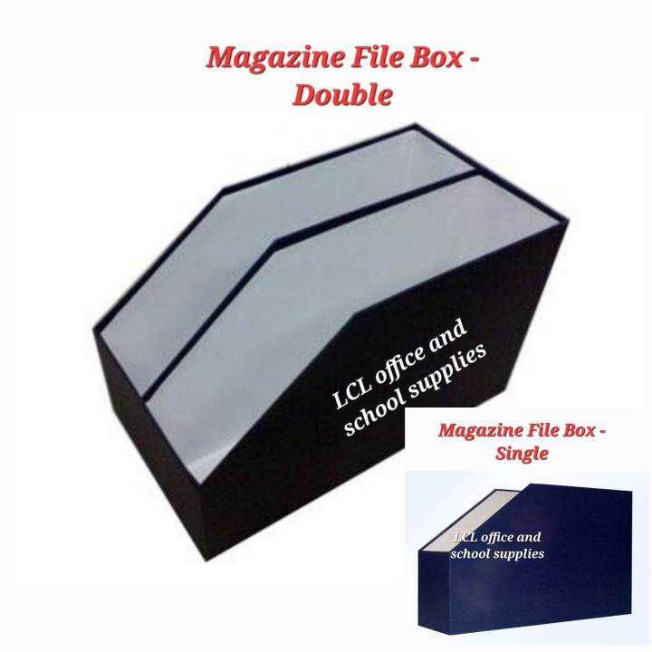 Magazine File Box Single and Double Lazada PH