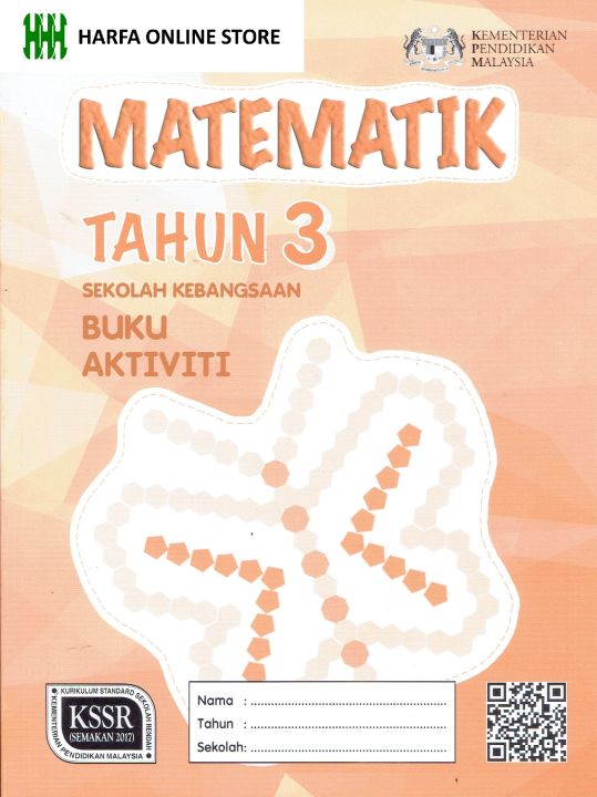 Buku Teks Matematik Tahun 3 (Buku Aktiviti) KSSR ( TB YEAR 3 ) | Lazada