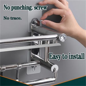 6pcs 6/8/10/12/14/16mm Magic Hook Without Nails Transparent Strong Sticky Heavy Magic Wall Hook Non-Trace No Drilling Transparent Strong Hook Nail Adhesive Wall Hook Seamless Screw