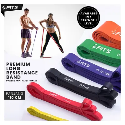 SFIDN FITS Premium Long Resistance Band 1 SET | Power Band | Karet Fitness