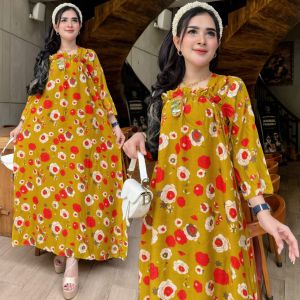 Daster Fuji Longdress Jumbo Lengan Panjang LD 120