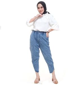 CELANA JOGER JEANS SNOW KOBE PANTS // CELANA JEANS WANITA TERBARU // COD