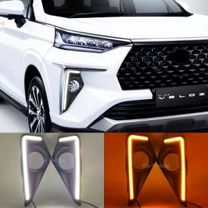 Bộ Đèn LED DRL Chạy Ban Ngày Toyota Veloz (2021-2024) - Đổi Màu Báo Rẽ