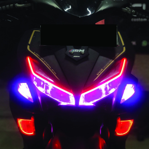 SATU PAKET LAMPU ALIS LAMPU SENJA AEROX 155 BONUS DEMON EYE BERKUALITAS