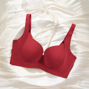 Plus Size Lingerie Push Up Bra for Women Wide Shoulder Straps Underwire Female Seamless 34 36 38 40 42 C D E F G H I