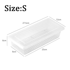 BUY 1 TAKE 2 Fridge Storage Box Organizer Fruits meat fish Food Drain Refrigerato Keep Fresh Storage