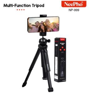 Neepho NP-999 Phone/Camera Stand Premium Alloy Quality Super Light Weight Mini Tripod 30-38cm Multi-function