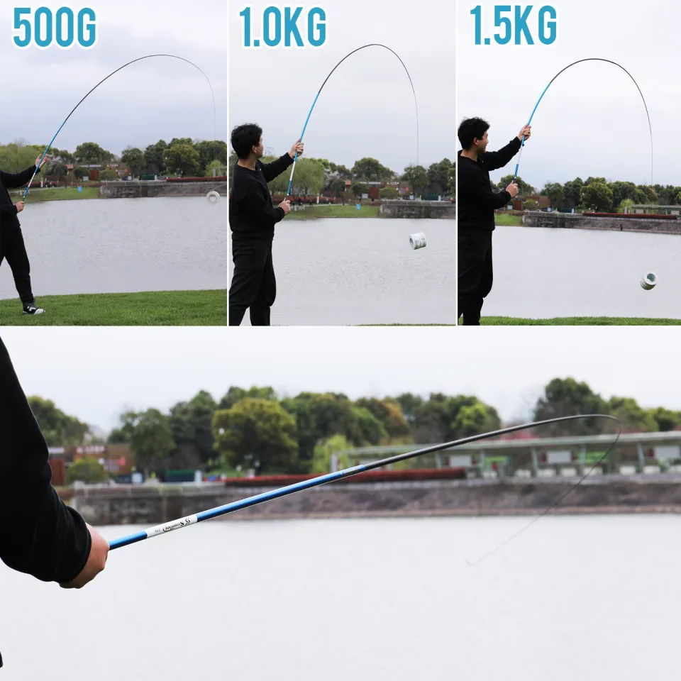 Sougayilang 2.7m-5.4m Fishing Rod Portable Telescopic Carbon Fiber Fishing  Rod Super Light Fishing Pole Outdoor Tool.