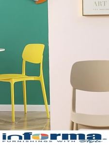 INFORMA 7colors Nordic home Chair Plastic Chair Cafe Chair Dining chair study chair High-Quality
