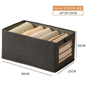 【SG Seller】Foldable Clothes Organizer Wardrobe Storage Box for Clothes Underwear & Socks