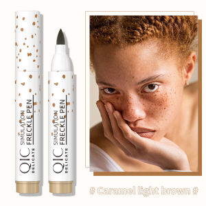 QIC Face Fake Freckles Pen Natural Waterproof Lifelike Fake Freckles Pen for Long Lasting Look Dot Spot Pen Makep Tool Cosmetic
