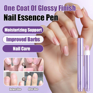 【One coat makes the nails shiny】Nail care essence pen/ Moisturizing and anti-breakage and barb essence pen / Nail cuticle repair essence pen/ Strong and shiny nail care oil