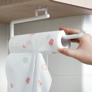 Kitchen Rool Paper Holder Sticke Rack Roll Holder for Bathroom Towel Rack Estanterias Pared Decoracion toilet Tissue Shelf Organizer