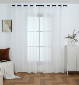 1PC Blackout Curtain for Window Heat Insulation Bedroom Ring Curtain 4.6FT*5.3/7.2/8.4FT