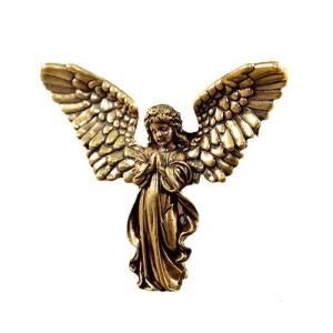 Handmade Brass Figurine Elegant for Home Decoration Brass Statue for Living Room or Office Display Elegant