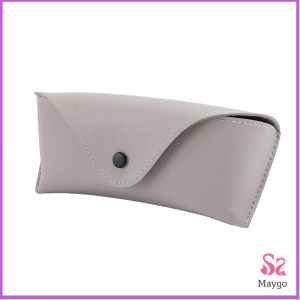 ซองใส่แว่นตา ซองแว่น หนัง PVC สไตล์มินิมอล 4สี หน้าวี Glasses case