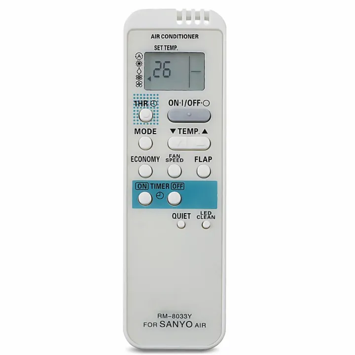 Replacement Remote for Sanyo AC RCS-7S1E & More | Easy Setup