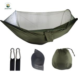 LovSpor❤ Camping Hammock with Mosquito Net Portable Hammock Hammock Bed for Indoor Outdoor Hiking Camping Backpacking