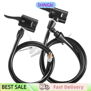 SHNGki 70 80 120CM Bike Air Pump Extension Tube Pump Bicycle Hose Air Pump Connector Bike Air Pump Tire Inflator Nozzles Accessories