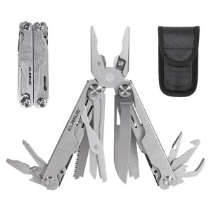 Klarus MT07 Silver Multi-Tool 20 Functions with Nylon Pouch