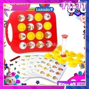 Memory Matching Game for Kids Flip to Win Board Game Matching Picture Game Early Learning Toys Montessori Toy for Kid