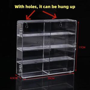[COD] yixiayun 1 Piece Dustproof Car Non Punching Adhesive Wall Transparent Storage Box 1:64 Acrylic Car Display Box For Car Model Toy Cabinet Rack