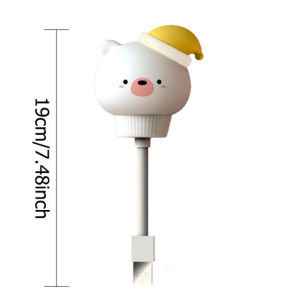 LED Chlidren Night Light Cute Cartoon Night Lamp Bear Remote Control for Baby Kid Bedroom Decor Bedside USB Lamp Christmas Gift
