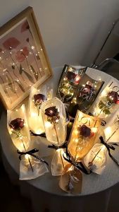 20Pcs Flower wrapping paper Gift wrapping paper  Transparent Flower Bouquet Gift Flower Decoration