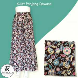 1PCS KULOT PANJANG MOTIF BUNGA