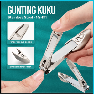 MR.GREEN Gunting Kuku Nail Clippers Stainless Steel / Gunting Kuku Dewasa Super Tajam / Alat Potong Kuku Paket Lengkap