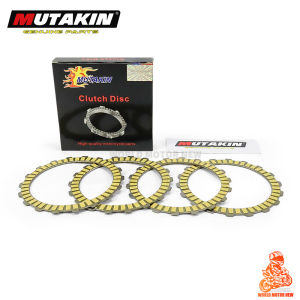 MUTAKIN Motorcycles 4PCS Clutch Lining Set For Honda Xrm125 Wave125