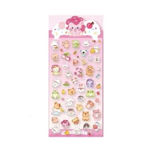 Cartoon 3D Stickers Scrapbooking Stickers Ocean Animal Butterfly Dessert Stickers for Planner Journals Tablet Skateboard