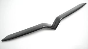 mv1 For Tesla Model X 2024 2025 Carbon Fiber Exterior Car Front Bumper Center Griller Upper Grill Air Lip Cover Trim Accessories B6T8H